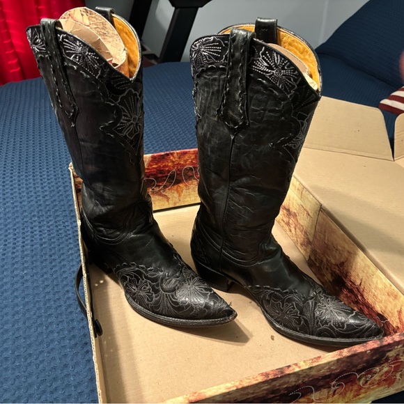 Old gringo women’s boots size 7.5 black - Picture 3 of 13